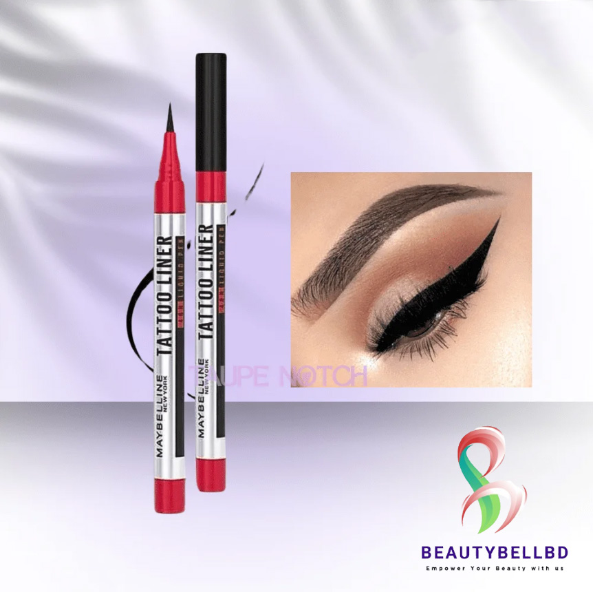 ১৩৩ Maybelline Tattoo Liner 48H Liquid Pen 1ml. Black - Image 1