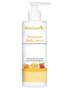 WishCare Sunscreen Body Lotion SPF50 Broad Spectrum (200ml)