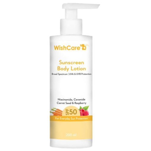 WishCare Sunscreen Body Lotion SPF50 Broad Spectrum (200ml) - Image 1