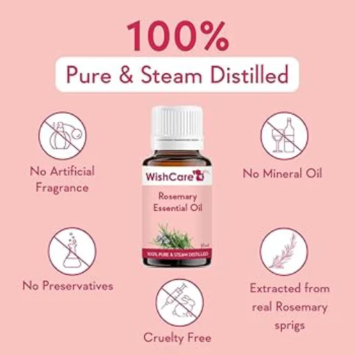 Wishcare Rosemary Essential Oil (15ml) - Image 3