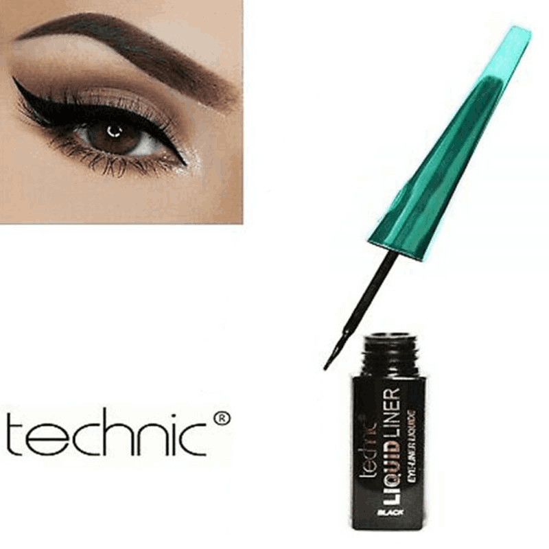 Technic Waterproof Liquid Eyeliner – Black 4 Technic Waterproof Liquid Eyeliner – Black eyeliner