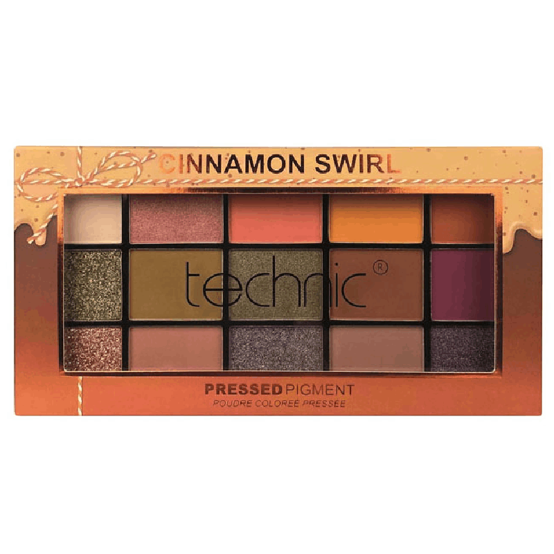 Technic Pressed Pigment Cinnamon Swirl Eyeshadow Palette 2 Technic Pressed Pigment Cinnamon Swirl Eyeshadow Palette palette