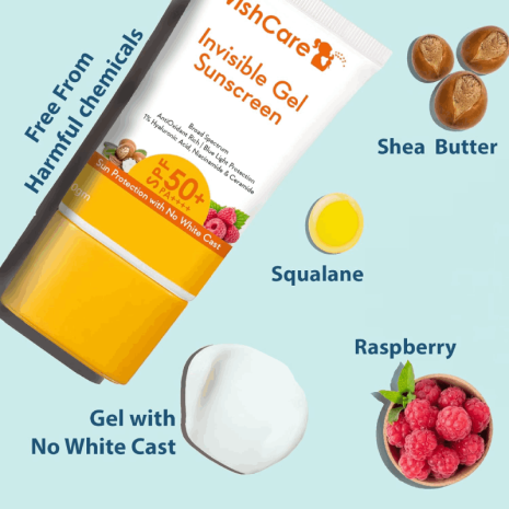 WishCare Invisible Gel Sunscreen SPF50+ PA++++ WishCare Invisible Gel Sunscreen SPF50+ PA++++ sunscreen