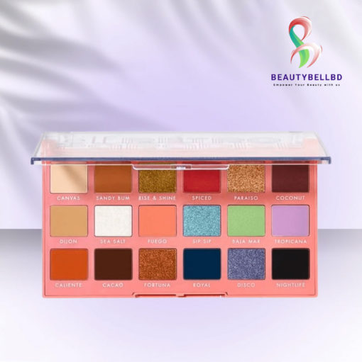 Elf Retro Paradise 18pc Eyeshadow Palette 19g - Image 1