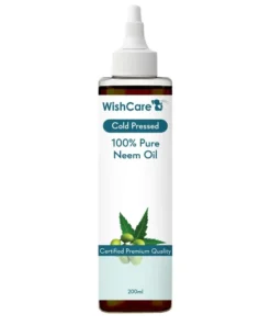 WishCare 100% Pure Cold Pressed Neem Oil (200ml)