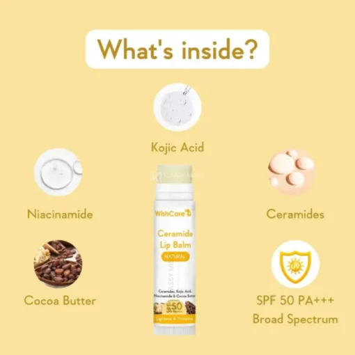 Wishcare Ceramide Lip Balm - Natural (5g) - Image 3