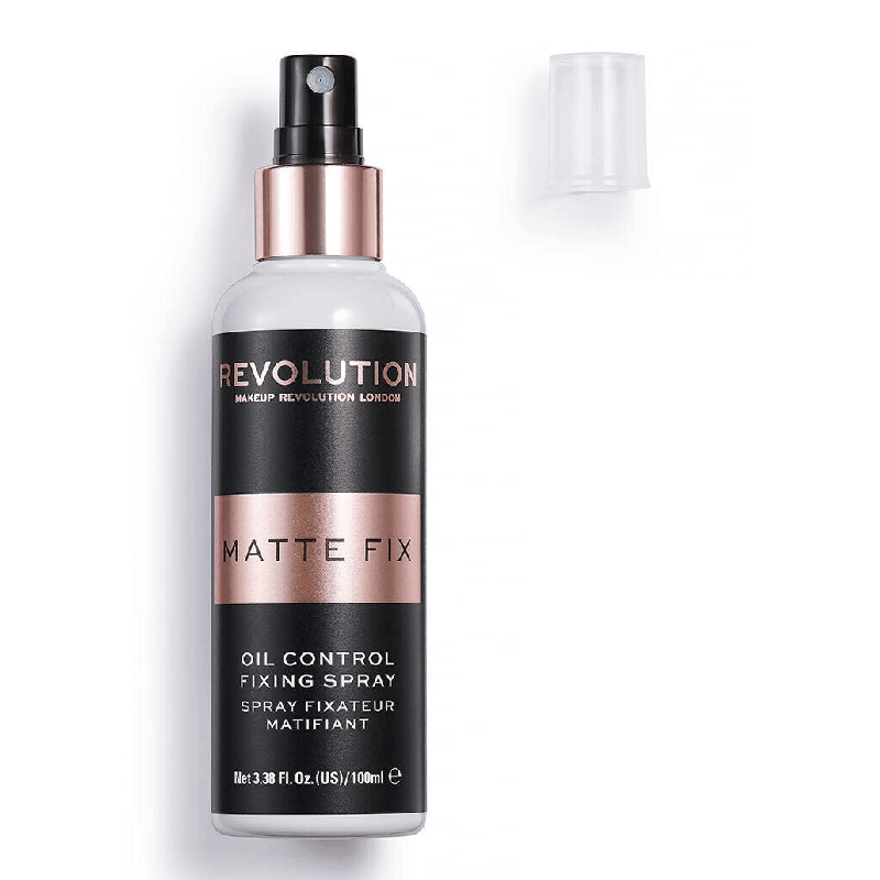 Revolution Matte Fix Oil Control Setting Spray 2 Revolution Reloaded Eyeshadow Palette Passion for Color palette