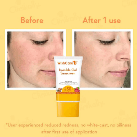 WishCare Invisible Gel Sunscreen SPF50+ PA++++ WishCare Invisible Gel Sunscreen SPF50+ PA++++ sunscreen