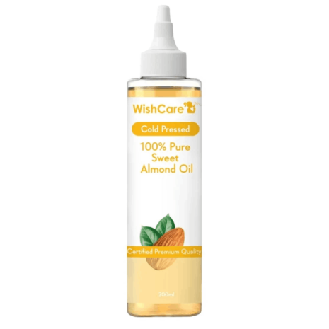 WishCare 100% Pure Cold Pressed Sweet Almond Oil oil