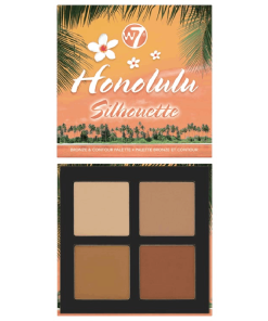 W7 Honolulu Silhouette Bronze and Contour Palette bronzer