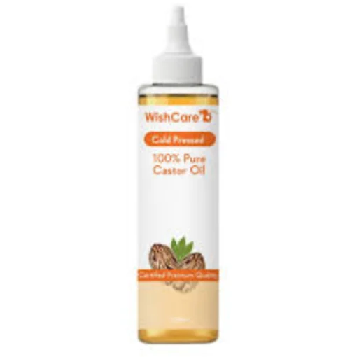 Wishcare 100% Pure Cold Pressed Castor Oil (200ml) - Image 1