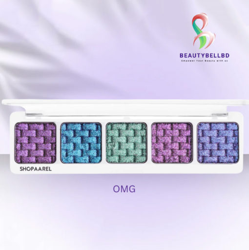 Shopaarel 5 Color Eyeshadow Palette – OMG - Image 1