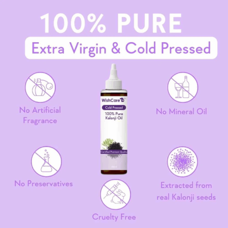 Wishcare 100% Pure Cold Pressed Kalonji Oil Wishcare 100% Pure Cold Pressed Kalonji Oil oil