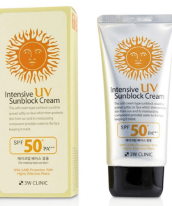 3W Clinic Intensive UV Sunblock Cream SPF 50+PA+++ sunscreen