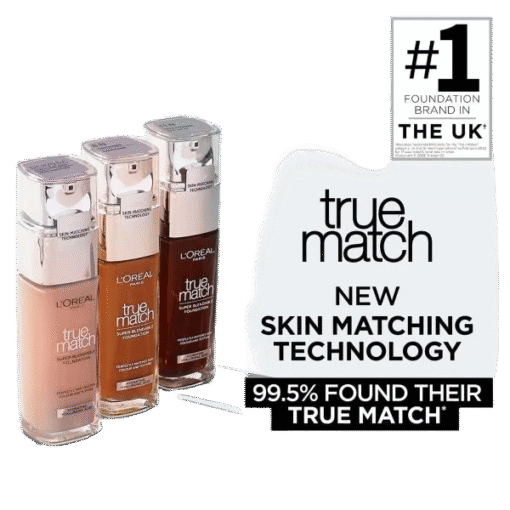 LOREAL TRUE MATCH LIQUID FOUNDATION WITH SPF AND HYALURONIC ACID 30ML - Image 5