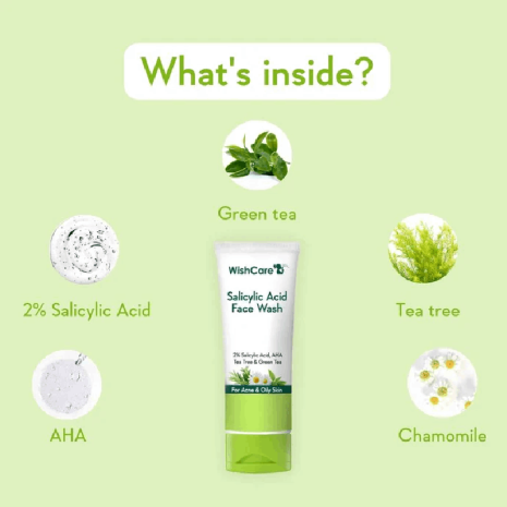 WishCare 2% Salicylic Acid Face Wash WishCare 2% Salicylic Acid Face Wash cleanser
