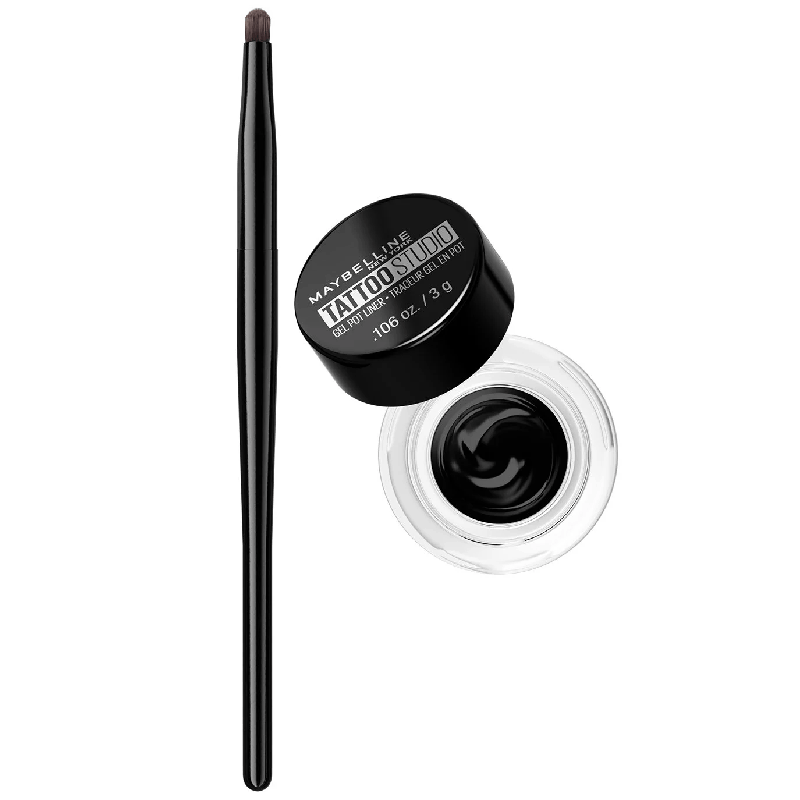Maybelline Lasting Drama Gel Eyeliner With Brush 01 Black / Noir 3 Maybelline Lasting Drama Gel Eyeliner with Brush 01 Black / Noir eyeliner
