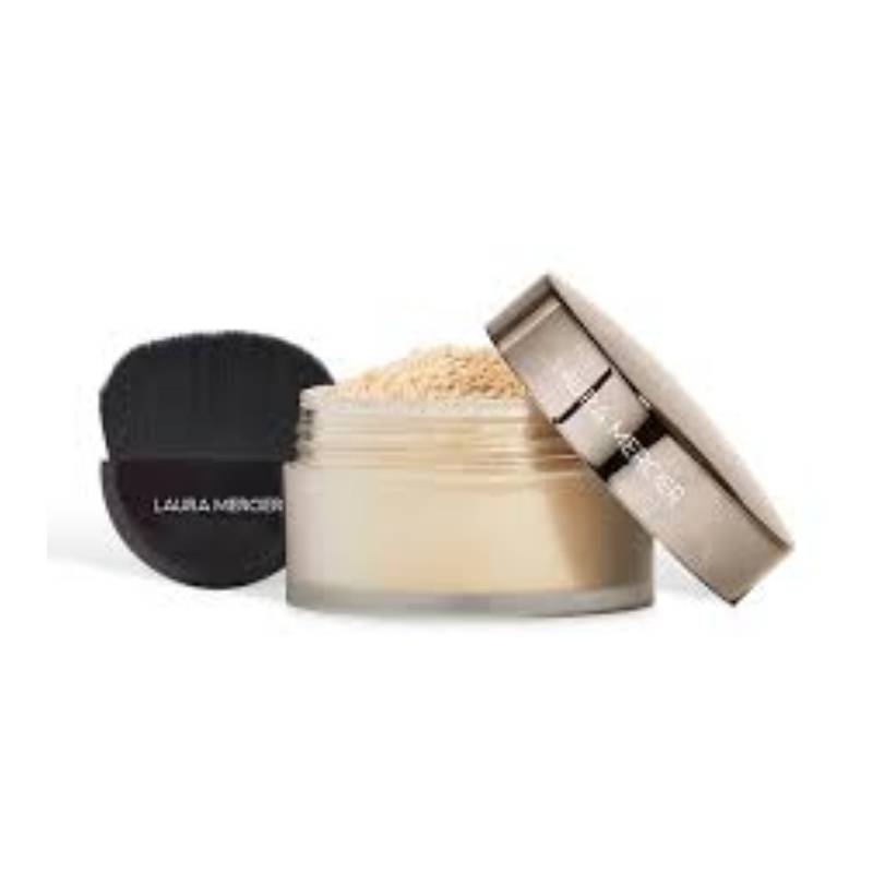 New Project (7) Laura Mercier Set to Glow Translucent Loose Setting Powder Glow and Brush Set – Translucent - Image 3