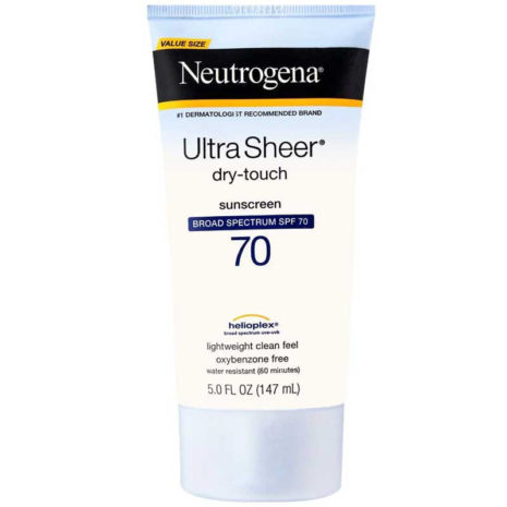 Neutrogena Ultra Sheer Dry Touch Sunscreen SPF 70