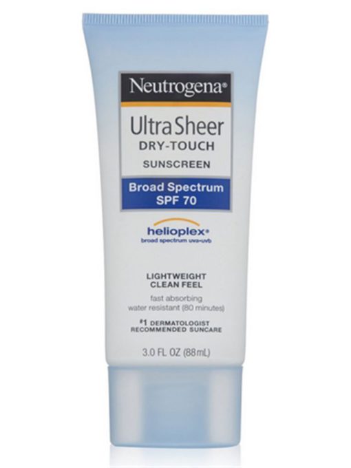 Neutrogena Ultra Sheer Dry Touch Sunscreen SPF 70