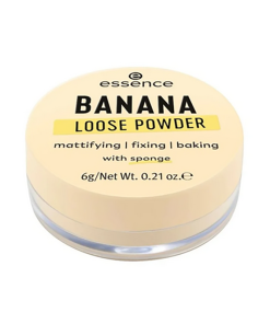 Essence Banana Loose Powder With Sponge powder