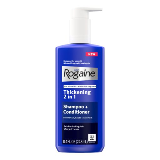 Men’s ROGAINE Hair Thickening 2 in 1 Shampoo + Conditioner – 248ml