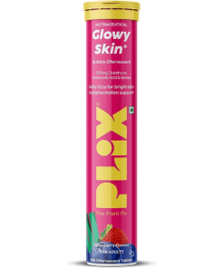 Plix Glutathione Glowy Skin Watermelon Flavour Effervescent Tablets