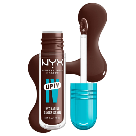 Espresso Soak NYX Lip I.V. Hydrating Lip Gloss Stain