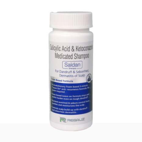 Regaliz Salicylic Acid & Ketoconazole Saldan Shampoo