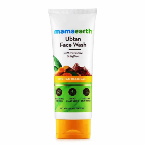Mamaearth Ubtan Face Wash For Tan Removal