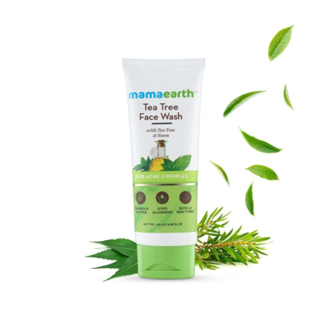 Mamaearth Tea Tree Face Wash with Tea Tree & Neem Mamaearth Tea Tree Face Wash with Tea Tree & Neem