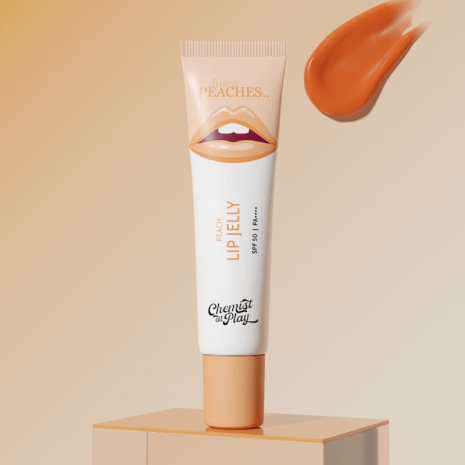 Chemist at Play Peach Lip Jelly Glossy Lip Balm SPF 50 PA++++ Chemist at Play Peach Lip Jelly Glossy Lip Balm SPF 50 PA++++ sunscreen