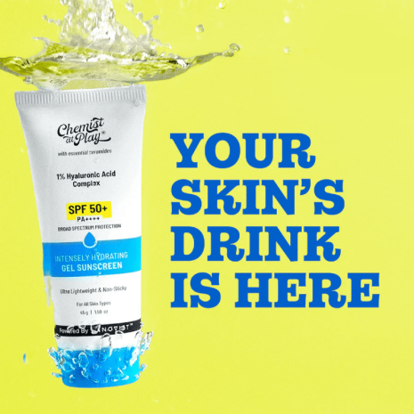 Chemist at Play Intense Hydrating Gel Sunscreen SPF 50+ PA++++ Chemist at Play Intense Hydrating Gel Sunscreen SPF 50+ PA++++ sunscreen