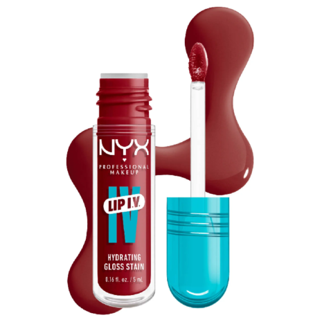 Cranberry Splash NYX Lip I.V. Hydrating Lip Gloss Stain