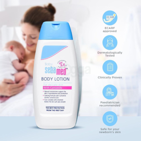 Sebamed Baby Body Lotion For Delicate Skin With Camomile Sebamed Baby Body Lotion For Delicate Skin With Camomile