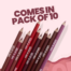 Mars Edge of Desire | Lip Liner Pencil Pack Of 10 (11-20)
