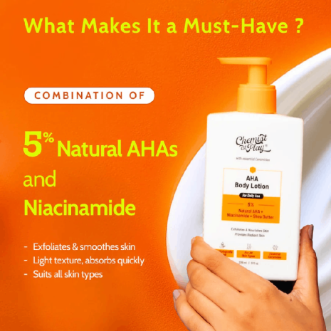 Chemist At Play 5% AHA Niacinamide & Shea Butter Body Lotion Chemist At Play 5% AHA Niacinamide & Shea Butter Body Lotion
