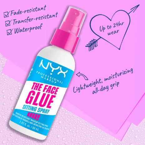 NYX The Face Glue Setting Spray 60 mL NYX The Face Glue Setting Spray 60 mL