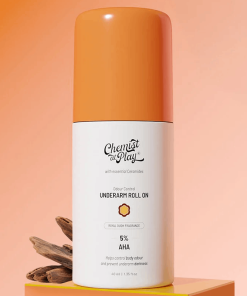 Chemist at Play 5% AHAs + Vitamin C Underarm Roll On - Royal Oudh Fragrance