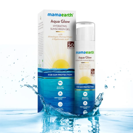 Mamaearth Aqua Glow Hydrating Sunscreen Gel SPF50 PA++++ Mamaearth Aqua Glow Hydrating Sunscreen Gel SPF50 PA++++