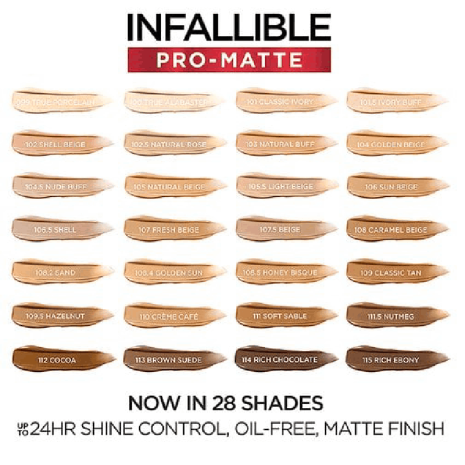 New Project (57) L'Oreal Infallible Pro-Matte Foundation foundation