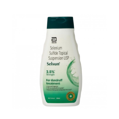 Abbott Selenium Sulfide Topical Suspension USP Selsun Shampoo