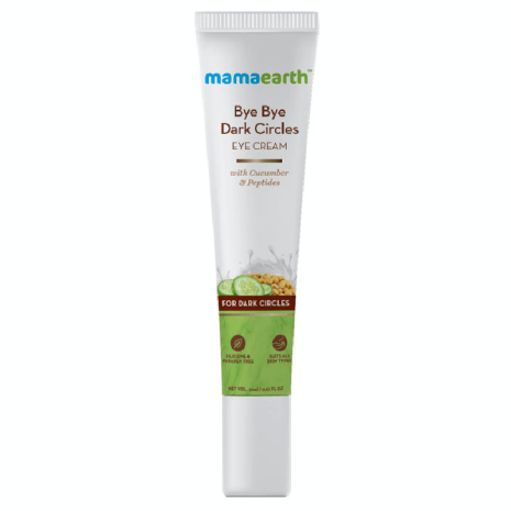 Mamaearth Bye Bye Dark Circles Eye Cream with Cucumber & Peptides Mamaearth Bye Bye Dark Circles Eye Cream with Cucumber & Peptides moisturizer