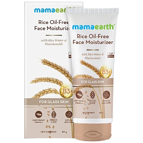 Mamaearth Rice Oil Free Face Moisturizer with Rice Water & Niacinamide Mamaearth Rice Oil Free Face Moisturizer with Rice Water & Niacinamide