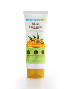 Mamaearth Ubtan Face Scrub with Turmeric & Walnut For Tan Removal