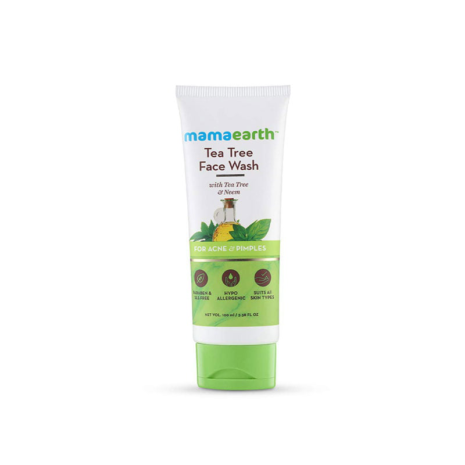 Mamaearth Tea Tree Face Wash with Tea Tree & Neem Mamaearth Tea Tree Face Wash with Tea Tree & Neem