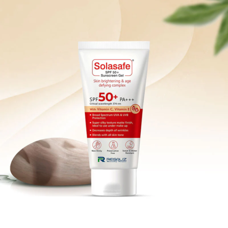 Regaliz Solasafe Sunscreen Gel SPF 50+ PA+++