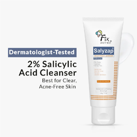 Fixderma Salyzap Daily Face Cleanser For Acne Prone Skin