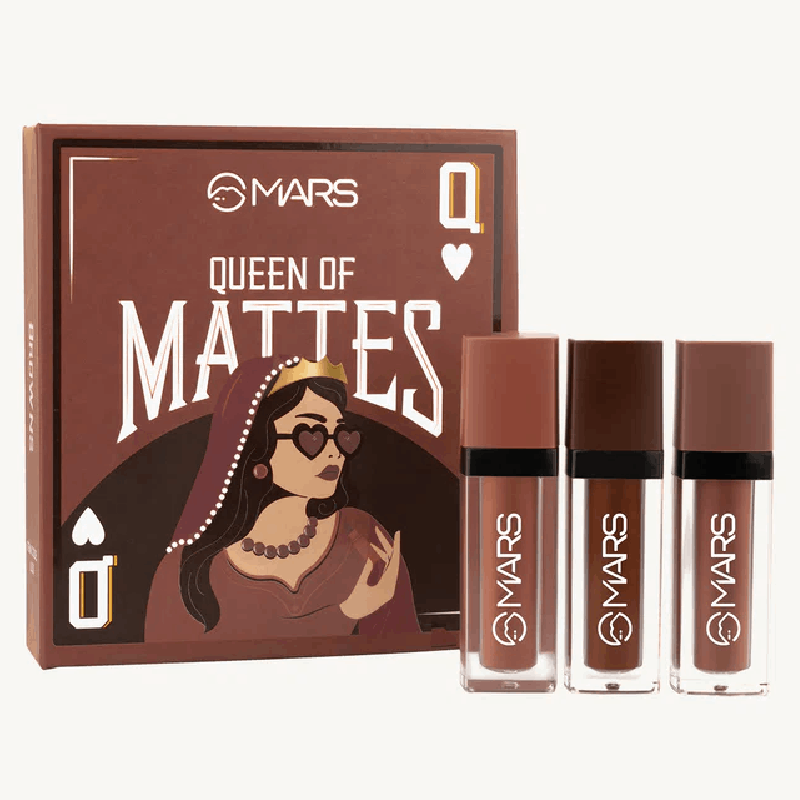 Mars Queen Of Mattes Liquid Lipsticks Set - Browns 1 Mars Queen of Mattes Liquid Lipsticks Set - Browns lip