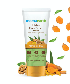 Mamaearth Ubtan Face Scrub with Turmeric & Walnut For Tan Removal scrub